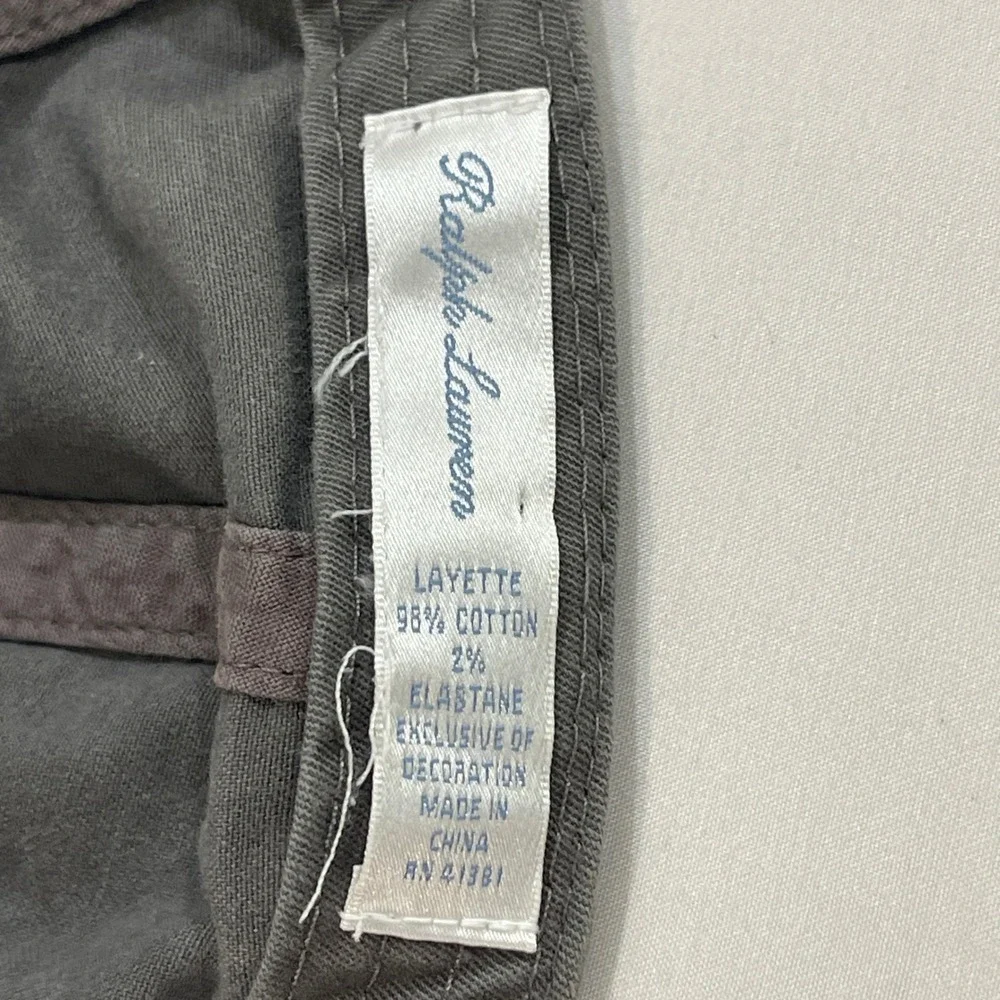 Ralph Lauren‎ Polo Chino Baseball Cap Toddler Gray Big Pony 3 | Preppy Classic